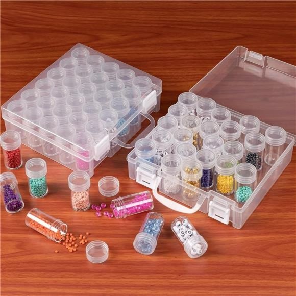 Bead Organizer, Bead Containers, 30 Grids Diamond Painting Storage Containers - Picture 4 of 8